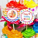Painting Art Party Cupcake Toppers