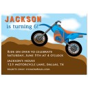 Dirt Bike Party Invitation - Motorcycle 