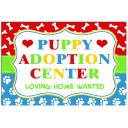 Puppy Adoption Poster for Cat and Dog Party 