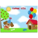 Puppy Dog Party Thank You Note