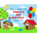 Puppy Dog Party Sign