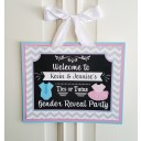 Ties and Tutus Welcome Sign