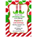 Christmas Elf Party Invitation - North Pole Magic