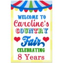 Country Fair Welcome Poster or Backdrop