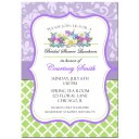Lavender Floral Invitation