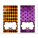 Whimsy Halloween Tent Style Food Labels