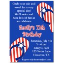 Patriotic Pool Party Invitation