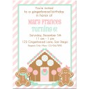 Christmas Gingerbread House Decorating Party Invitation 