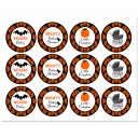 Halloween Baby Shower Cupcake Toppers 