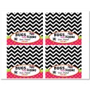 Halloween "Bugs and Kisses" Favor Tent Style Bag Toppers 