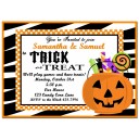 Jack O Lantern Candy Invitation