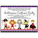 Kid's Halloween Costume Party Invitation