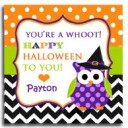 Halloween Owl Party Favor Tags - Owl Witch