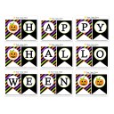 "Happy Halloween" Party Banner