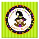 Witch Halloween Party Favor Tags - Cute Lil' Witch