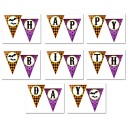 Whimsy Halloween "Happy Birthday" Banner