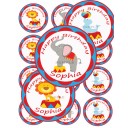 Circus Carnival Cupcake Toppers 