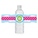 Girl's Pool Party Personalized Water Bottle Labels