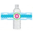 Girl's Pool Party Personalized Water Bottle Labels