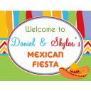 Fiesta Personalized Door Sign - Sombrero Collection