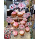 Spa Cupcake Toppers - Spa Soiree Collection