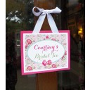Garden Tea Bridal Shower Welcome Sign