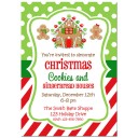 Gingerbread House Cookie Invitation