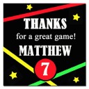 Laser Tag Party Favor Tags