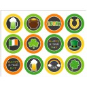 St. Patrick's Day Irish Cupcake Toppers