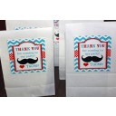 Little Man Mustache Bash Favor Tag