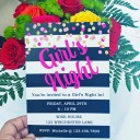 Girl's Night Out Party Invitation