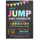 Jump Party Invitation