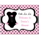 Corset Lingerie Bridal Shower Door Sign