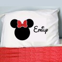 Personalized Minnie Mouse Inspired Pillow Case