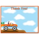 Monster Truck Flat Thank You Note
