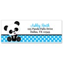 Panda Party Return Address Labels