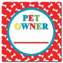 Cat and Dog Pet Owner Favor Tags 