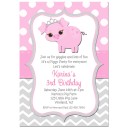 Pig Princess Invitation
