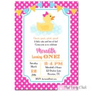 Rubber Duck Invitation