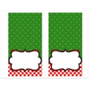 Pizza Party Tent Style Food Labels 