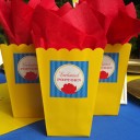 Beauty and The Beast Princess "Enchanted Popcorn" Favor Tags