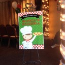 Pizza Party Welcome Poster or Backdrop 