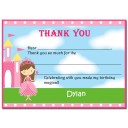 Princess and Knight Thank You Notes