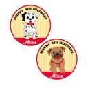 Puppy Dog Birthday Personalized Centerpiece Toppers