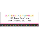 Girl's Jump Party Retrun Address Labels