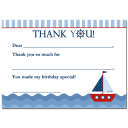 Sailboat Thank You Notes