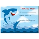 Shark Jumping Party Thank You Note
