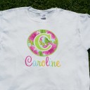 Luau Pink Hibiscus Birthday Party Shirt 