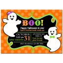 Sibling Girl Boy Ghosts Invitation
