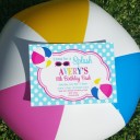 Splash Pool Party Invitation 
